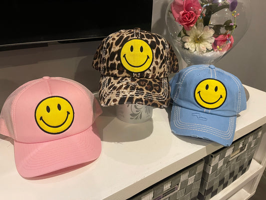 Ladies smiley hats