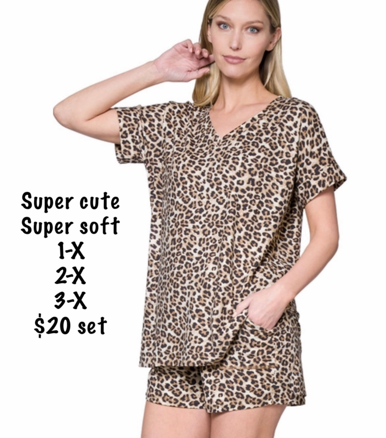 Leopard lounge set