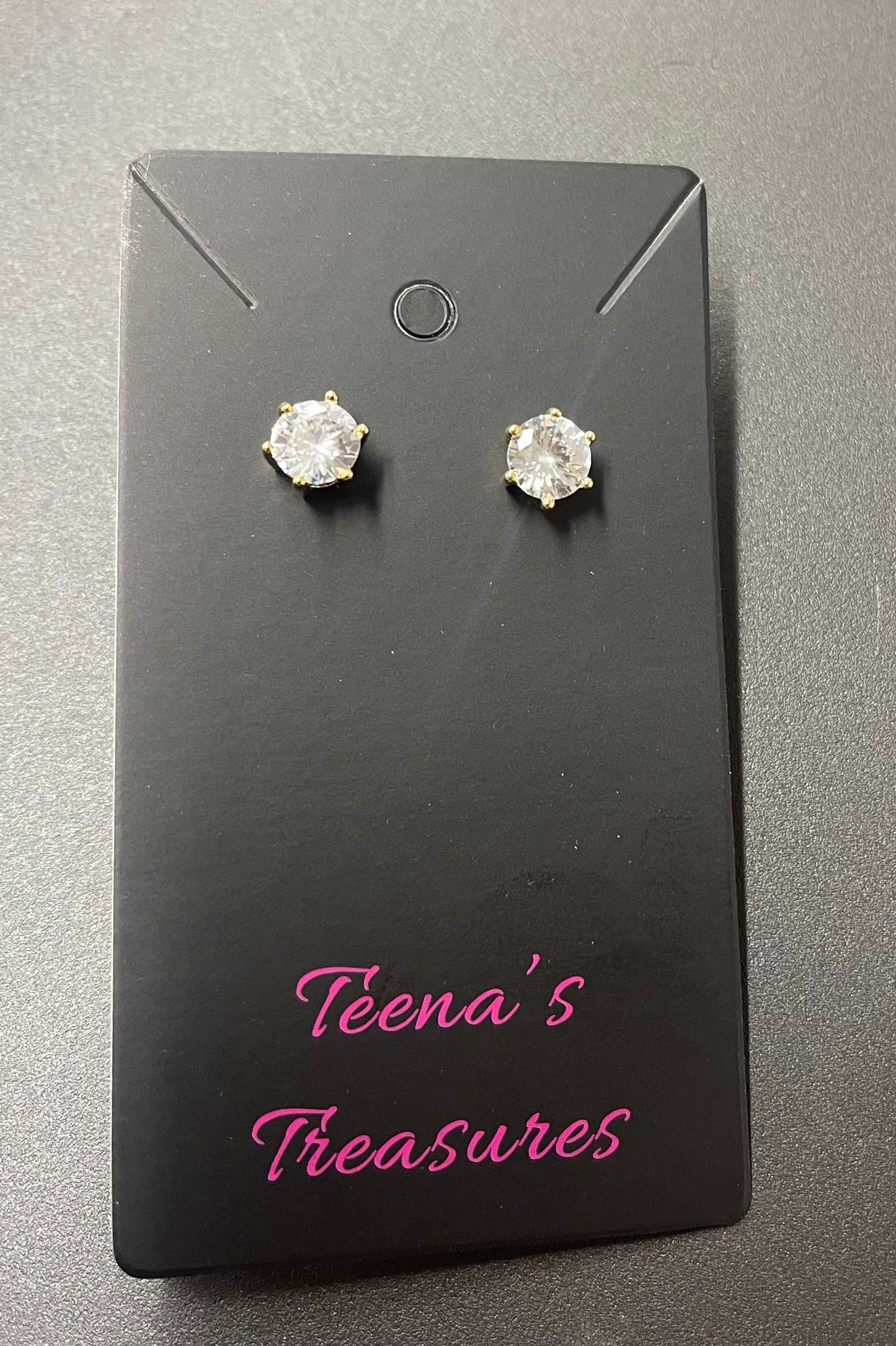 Beautiful cubic zirconia earrings